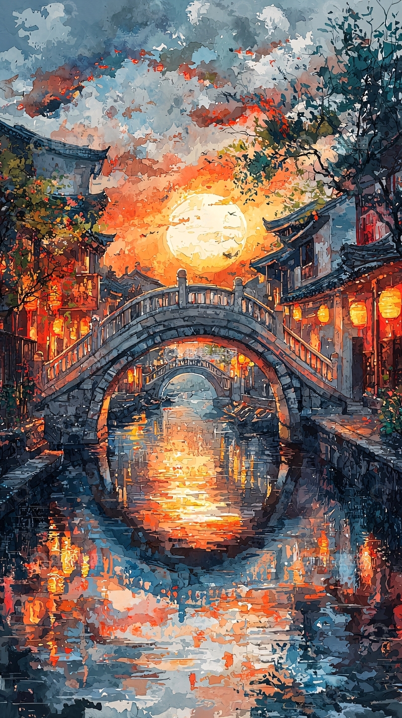 高清大图下载【趣麦麦图】水墨江南