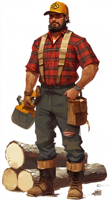 强壮伐木工