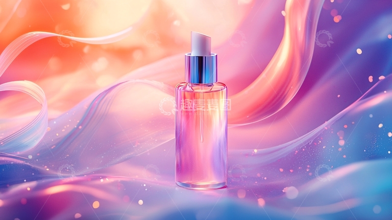 高清大图下载【趣麦麦图】梦幻色彩喷雾瓶