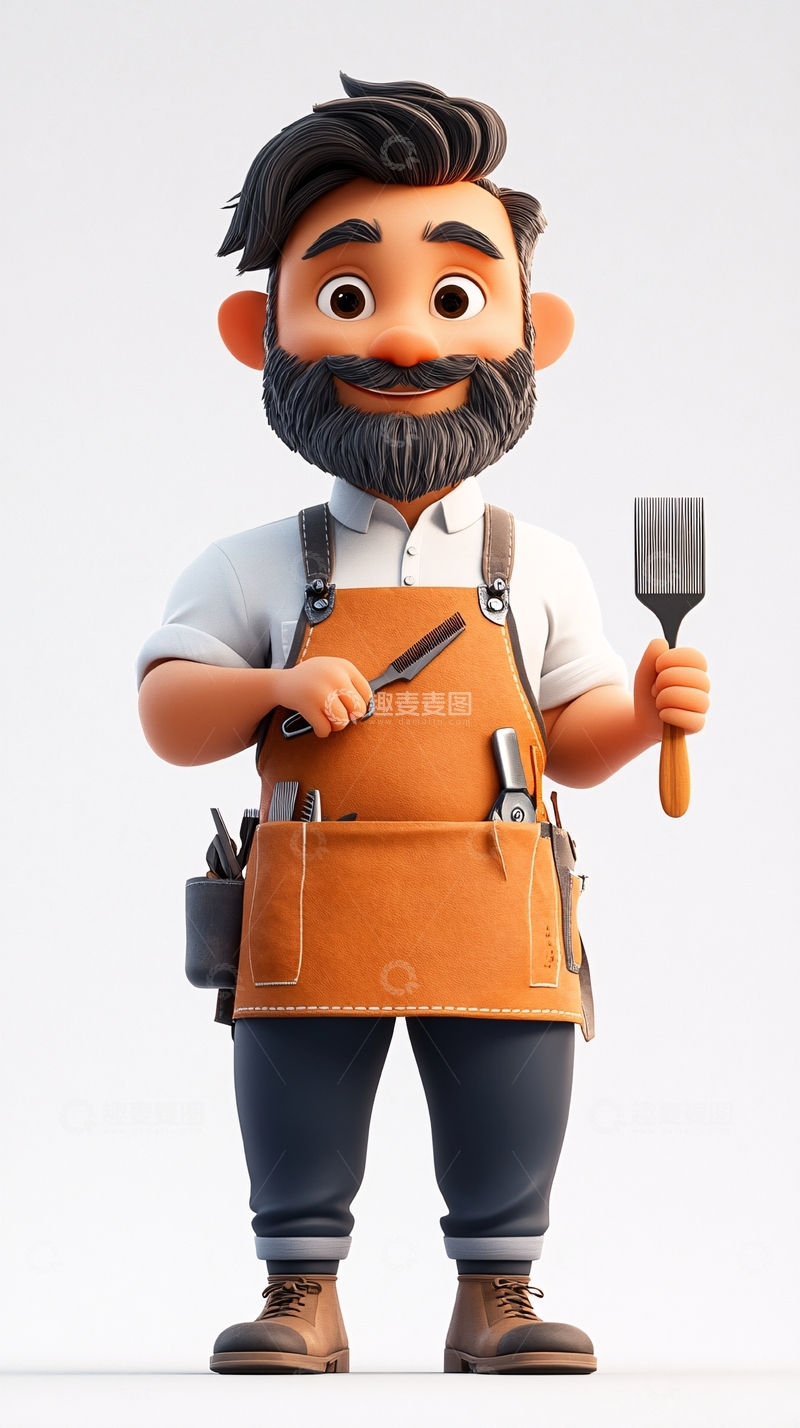 高清大图下载【趣麦麦图】卡通厨师