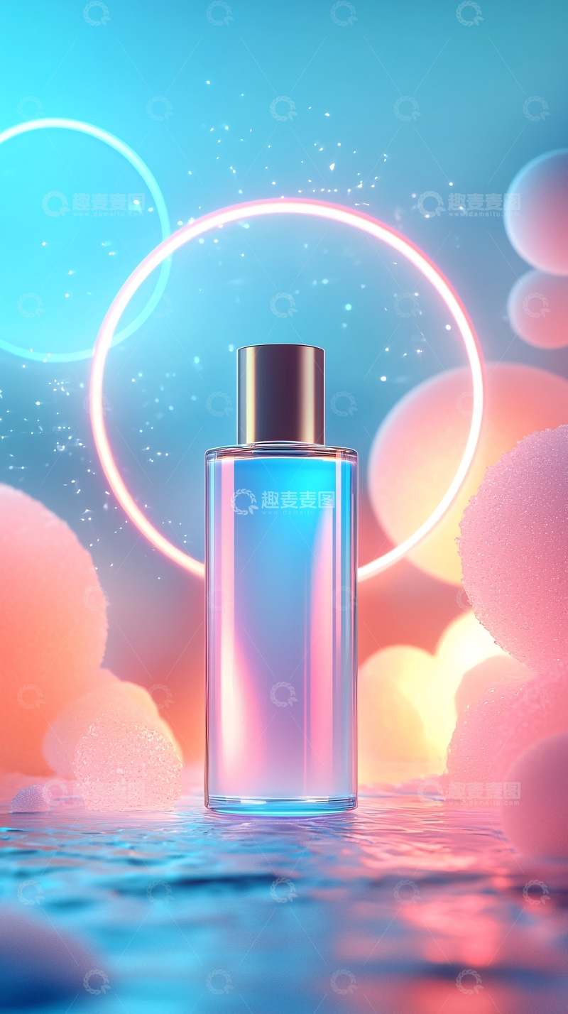 高清大图下载【趣麦麦图】半透明瓶体