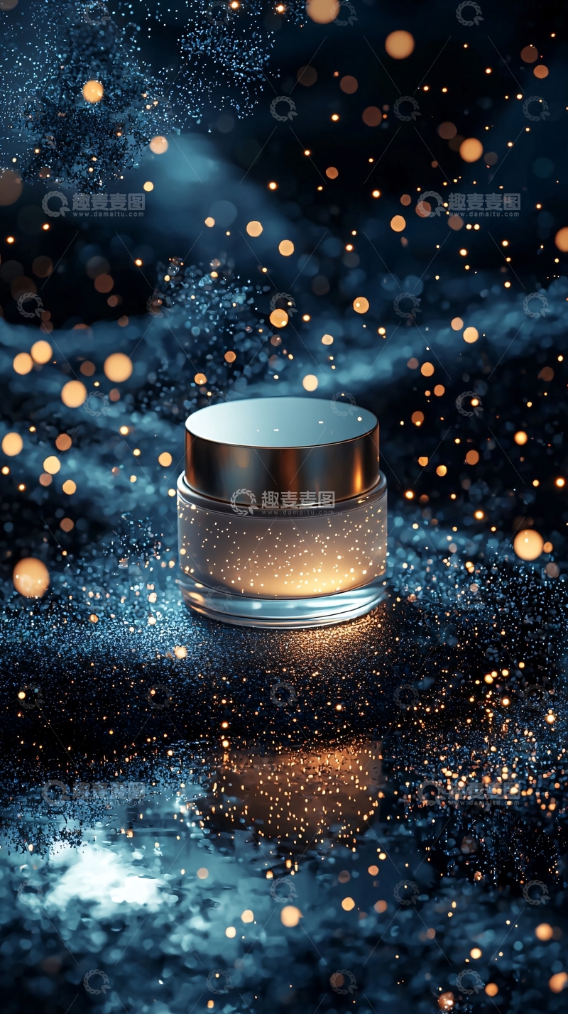 高清大图下载【趣麦麦图】璀璨星河护肤品