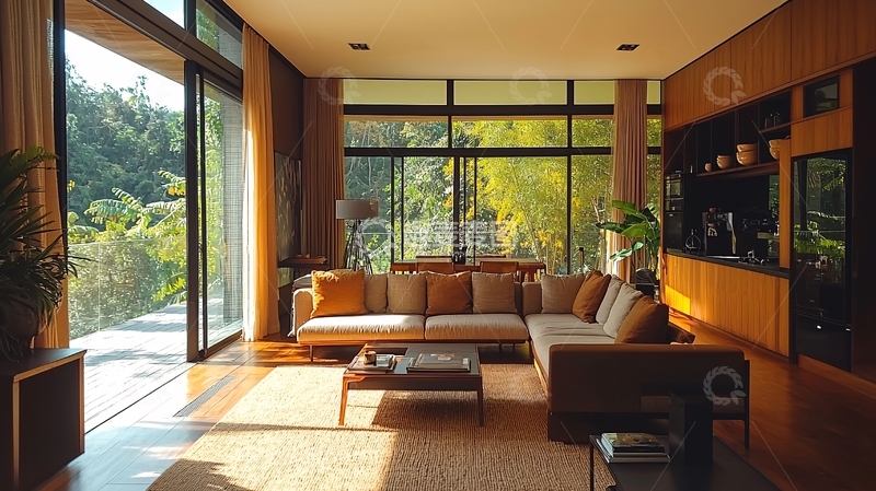 高清大图下载【趣麦麦图】现代简约风格客厅46