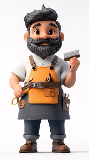 卡通理发师