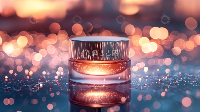 高清大图下载【趣麦麦图】高光梦幻感面霜产品