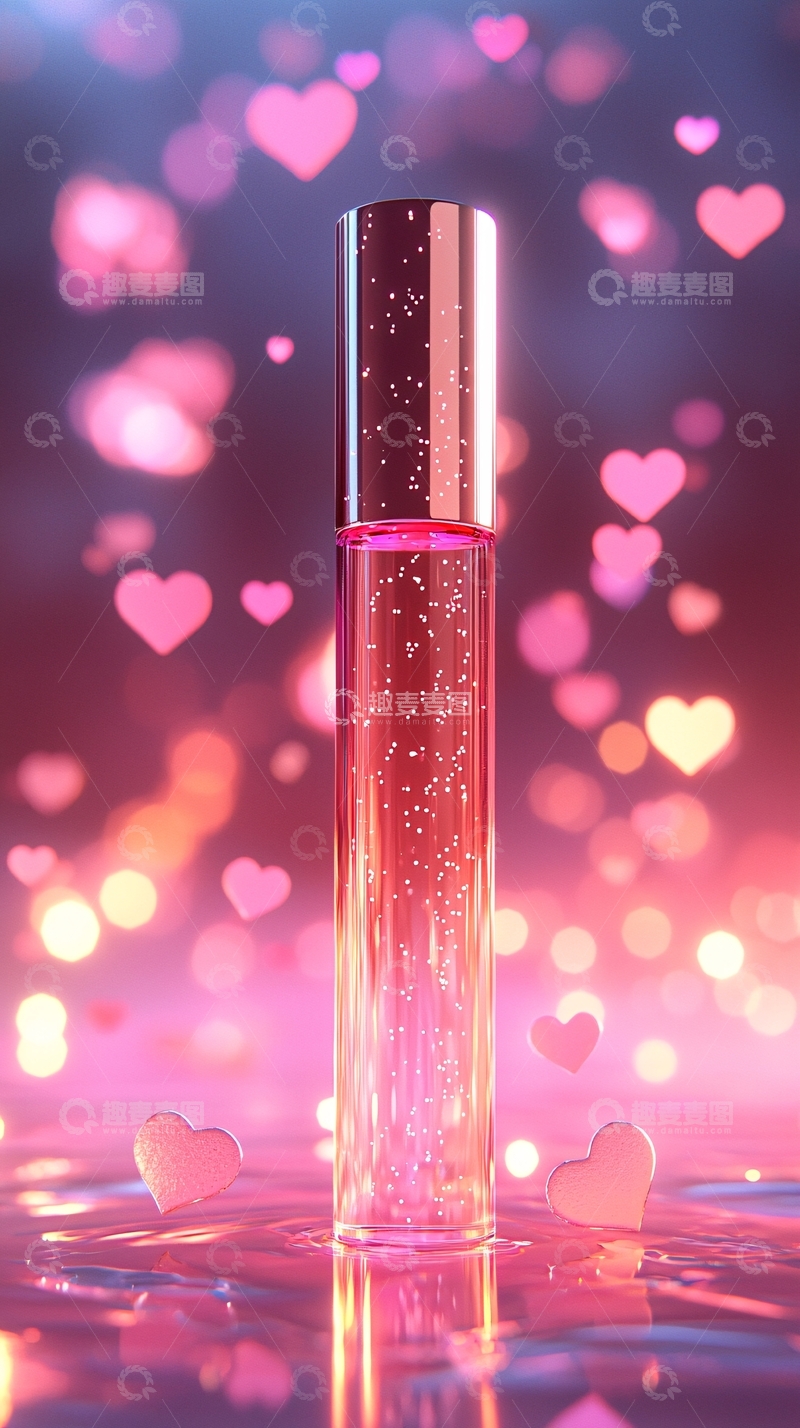 高清大图下载【趣麦麦图】粉色香水