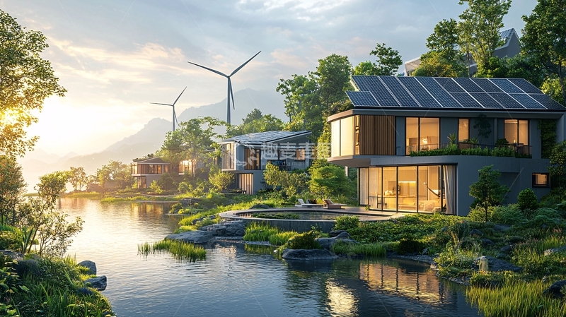 高清大图下载【趣麦麦图】环保生态住宅社区