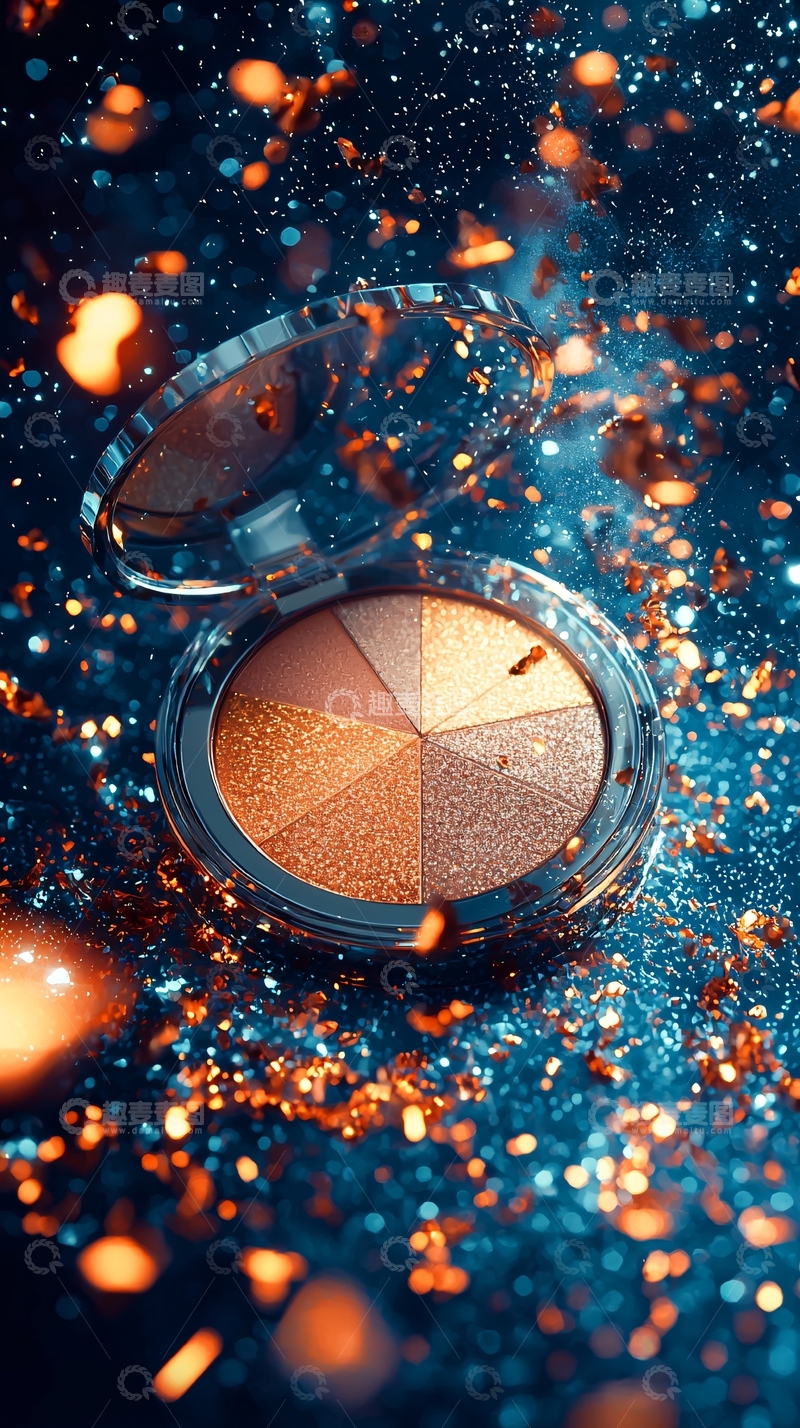 高清大图下载【趣麦麦图】闪耀彩妆盘