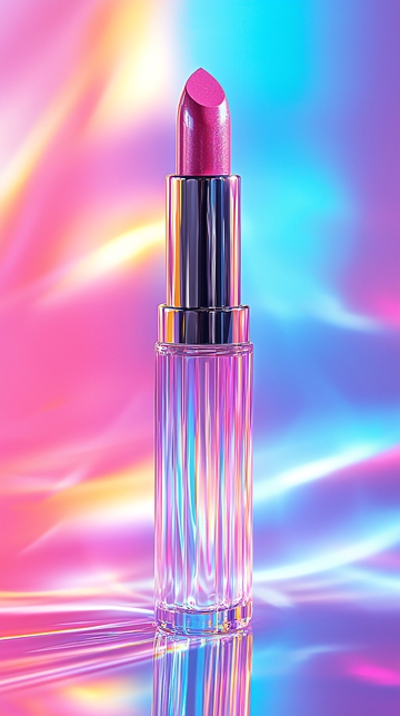 粉色唇膏