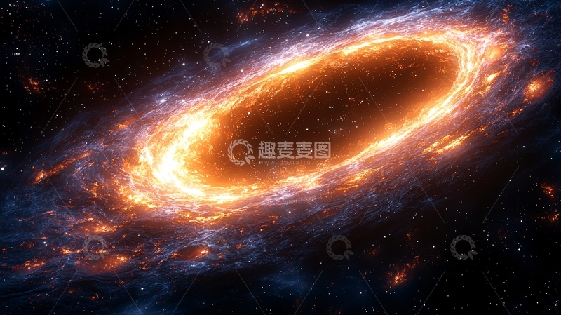 高清大图下载【趣麦麦图】燃烧的宇宙星云