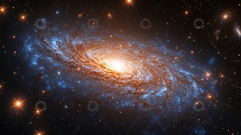 高清大图下载【趣麦麦图】宇宙星系旋涡