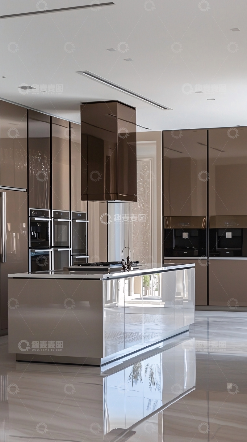 高清大图下载【趣麦麦图】现代极简风格厨房