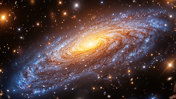 宇宙螺旋星系高清图片