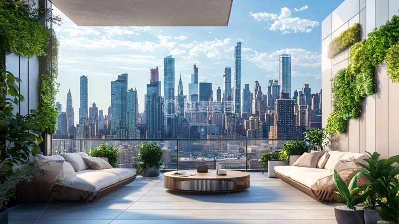 高清大图下载【趣麦麦图】阳台景观
