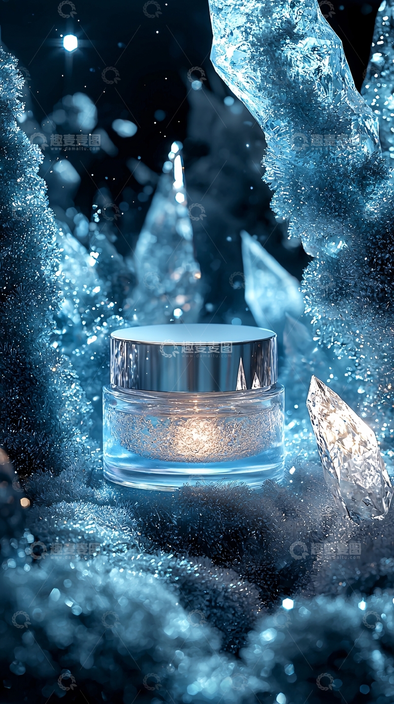 高清大图下载【趣麦麦图】冰川肌底霜