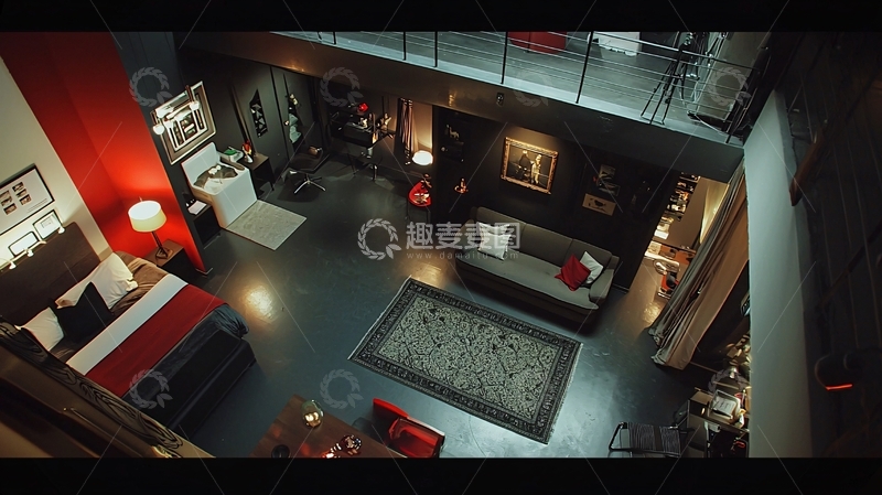 高清大图下载【趣麦麦图】复式公寓鸟瞰图