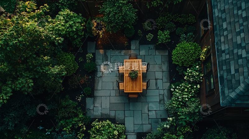 高清大图下载【趣麦麦图】鸟瞰图庭院花园设计