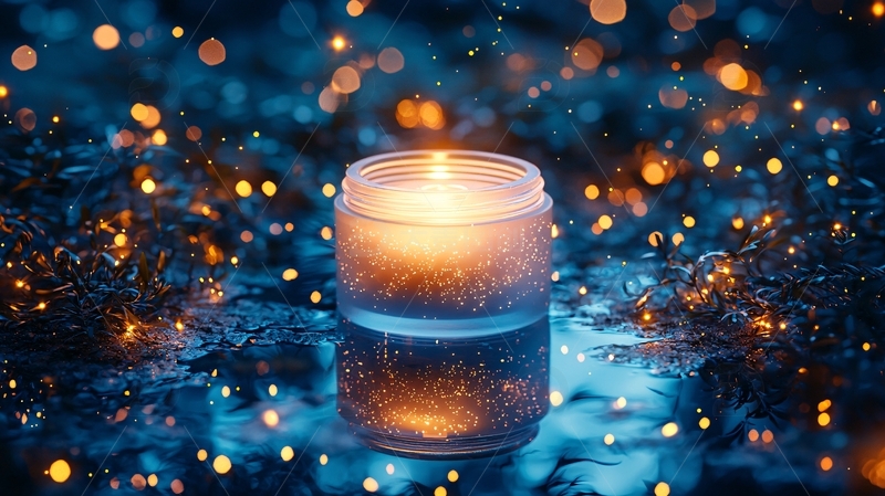 高清大图下载【趣麦麦图】夜色中闪耀的金色蜡烛