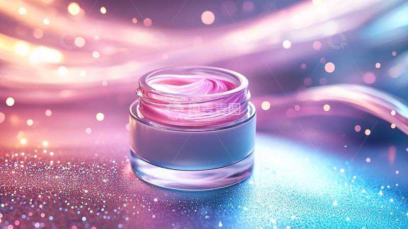 高清大图下载【趣麦麦图】粉色面霜
