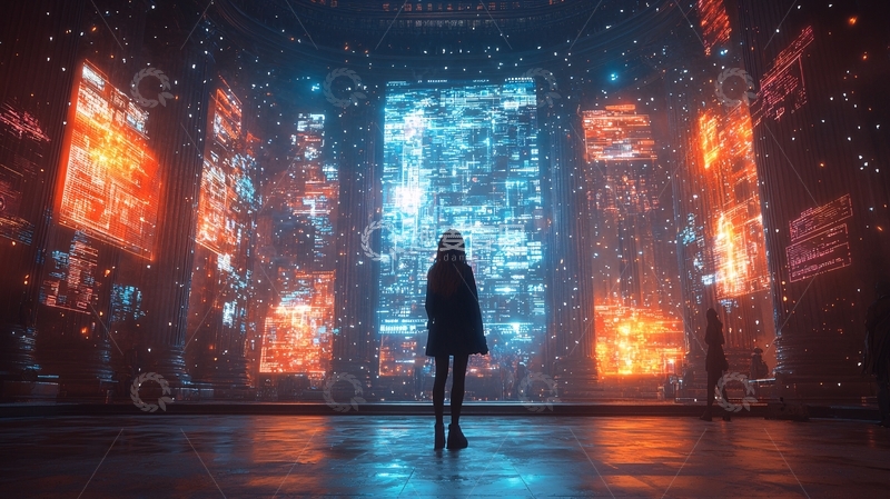 高清大图下载【趣麦麦图】未来科技感