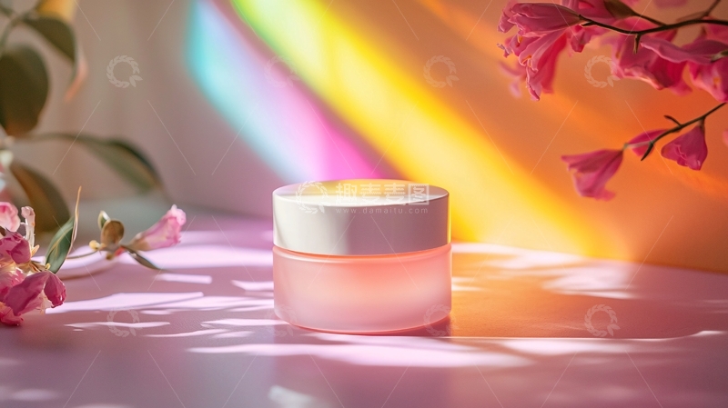 高清大图下载【趣麦麦图】粉色面霜