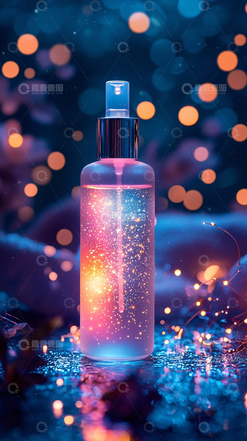高清大图下载【趣麦麦图】梦幻液体瓶
