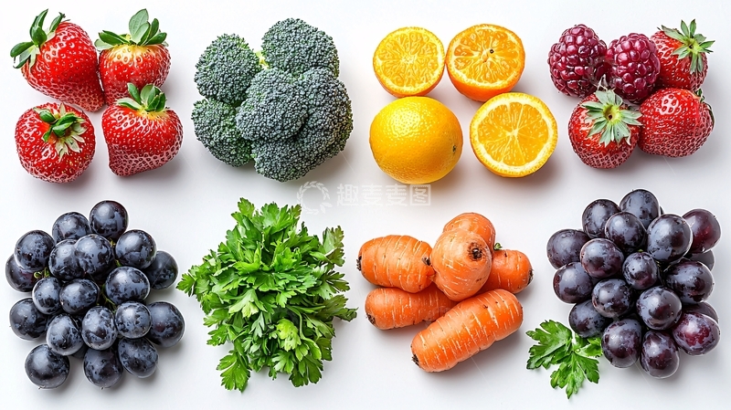 高清大图下载【趣麦麦图】健康饮食水果蔬菜