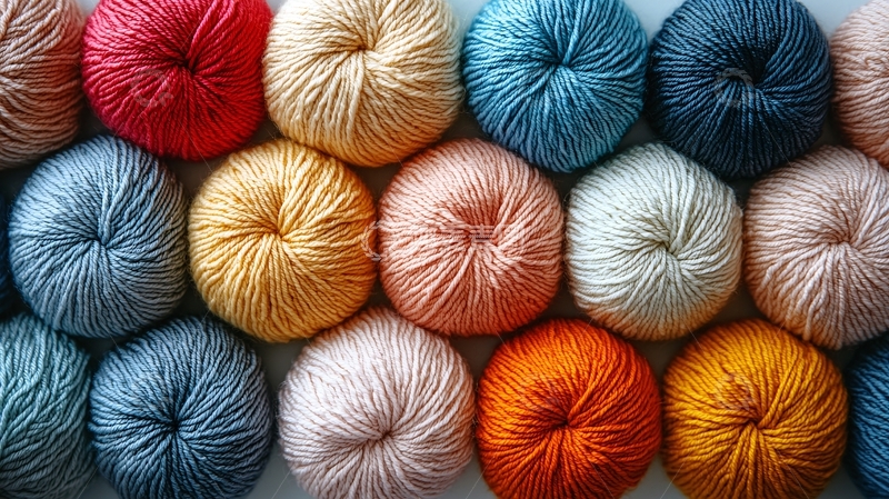 高清大图下载【趣麦麦图】彩色毛线球