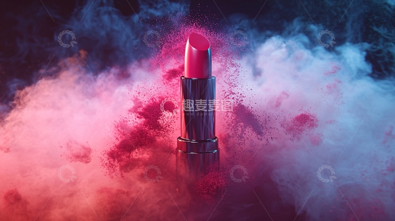 高清大图下载【趣麦麦图】口红在烟雾中