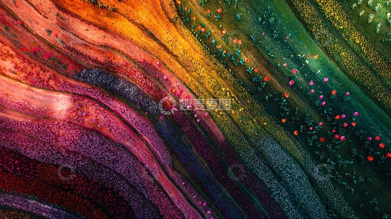 高清大图下载【趣麦麦图】流动的色彩
