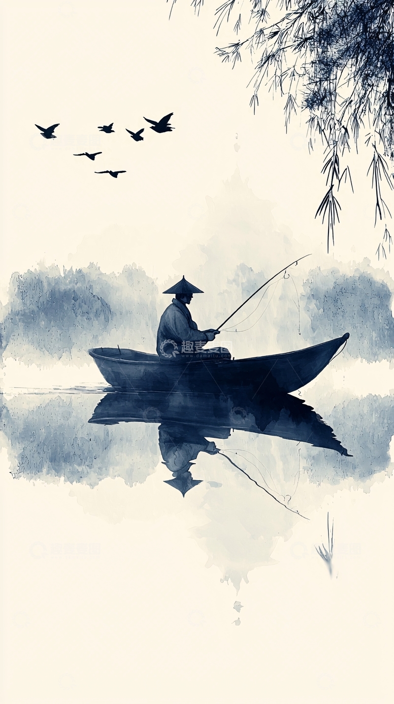 高清大图下载【趣麦麦图】水墨画