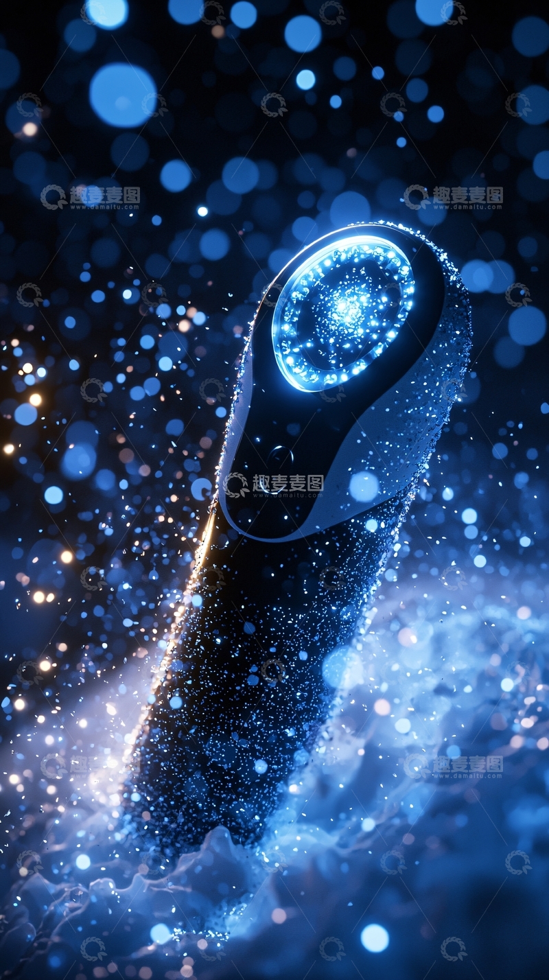 高清大图下载【趣麦麦图】蓝色科技感情趣用品