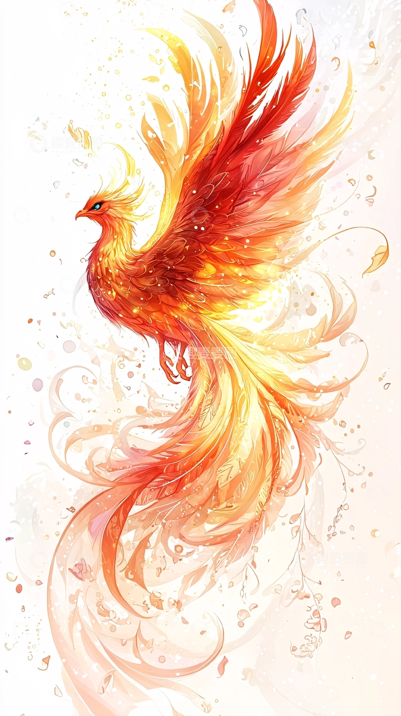 高清大图下载【趣麦麦图】金色火焰