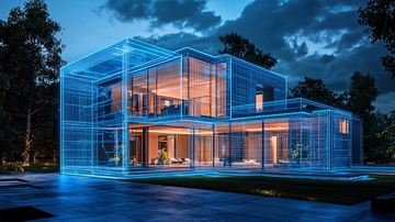 夜景智能家居别墅