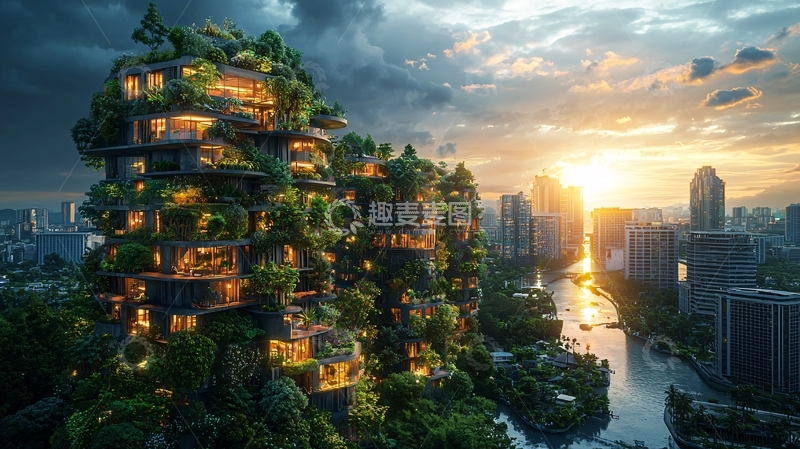 高清大图下载【趣麦麦图】绿色建筑24