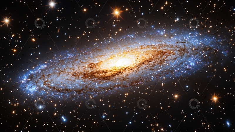 高清大图下载【趣麦麦图】宇宙漩涡星系高清图