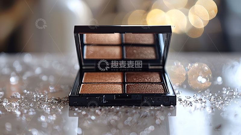 高清大图下载【趣麦麦图】闪亮眼影盘特写