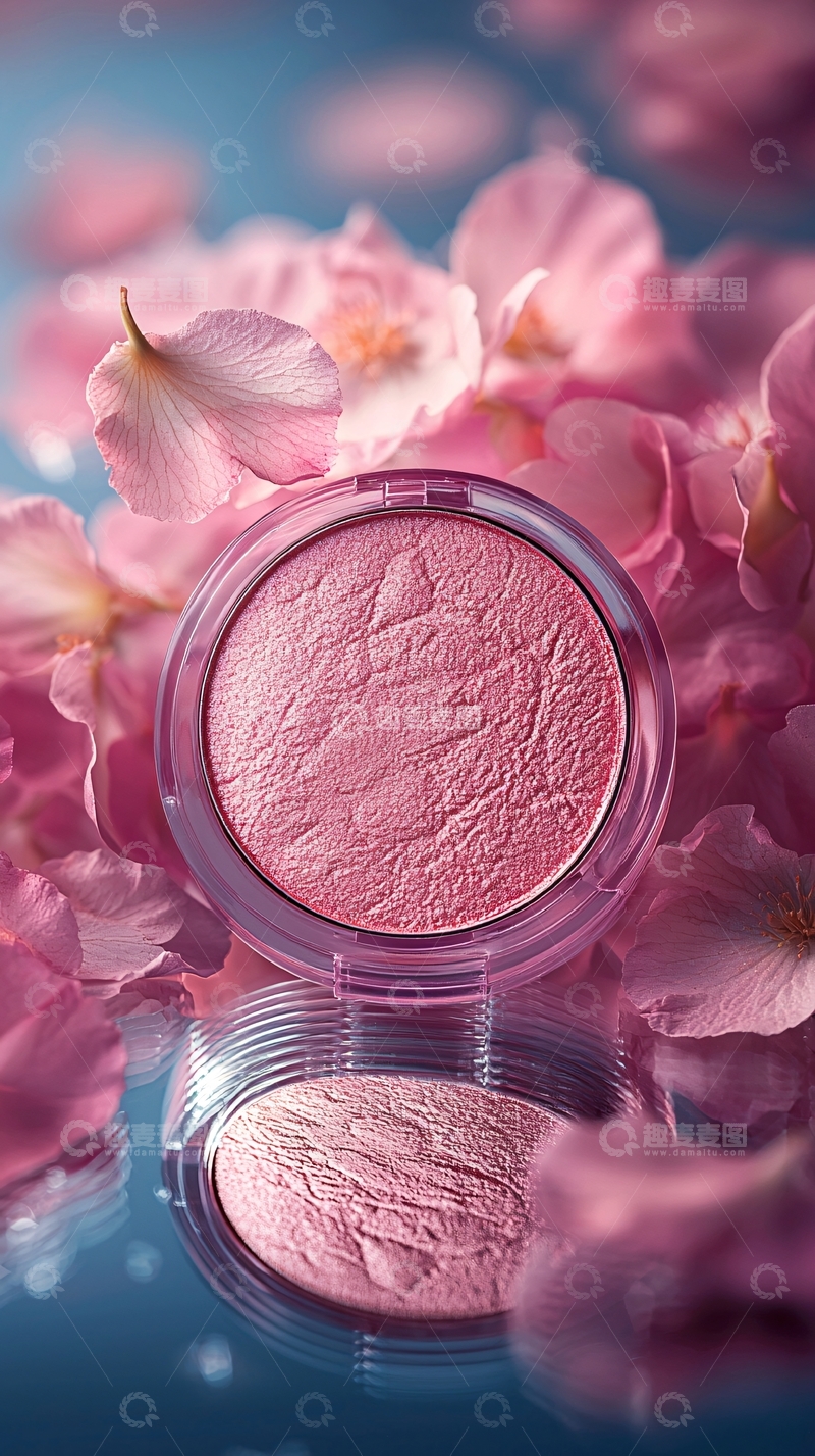 高清大图下载【趣麦麦图】樱花腮红