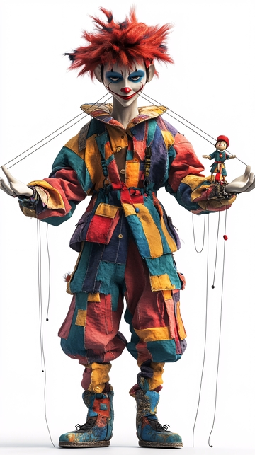 诡异小丑木偶