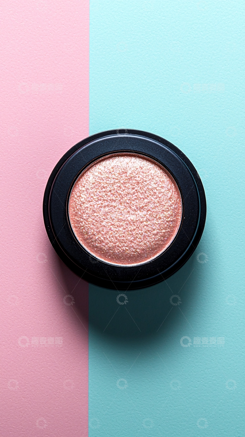 高清大图下载【趣麦麦图】-粉色背景腮红