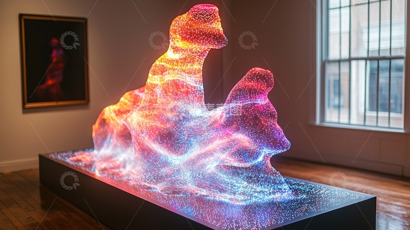 高清大图下载【趣麦麦图】光影雕塑