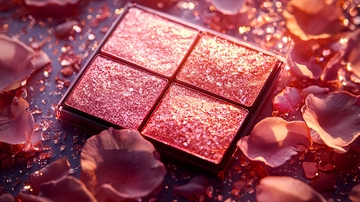 奢华玫瑰金眼影盘