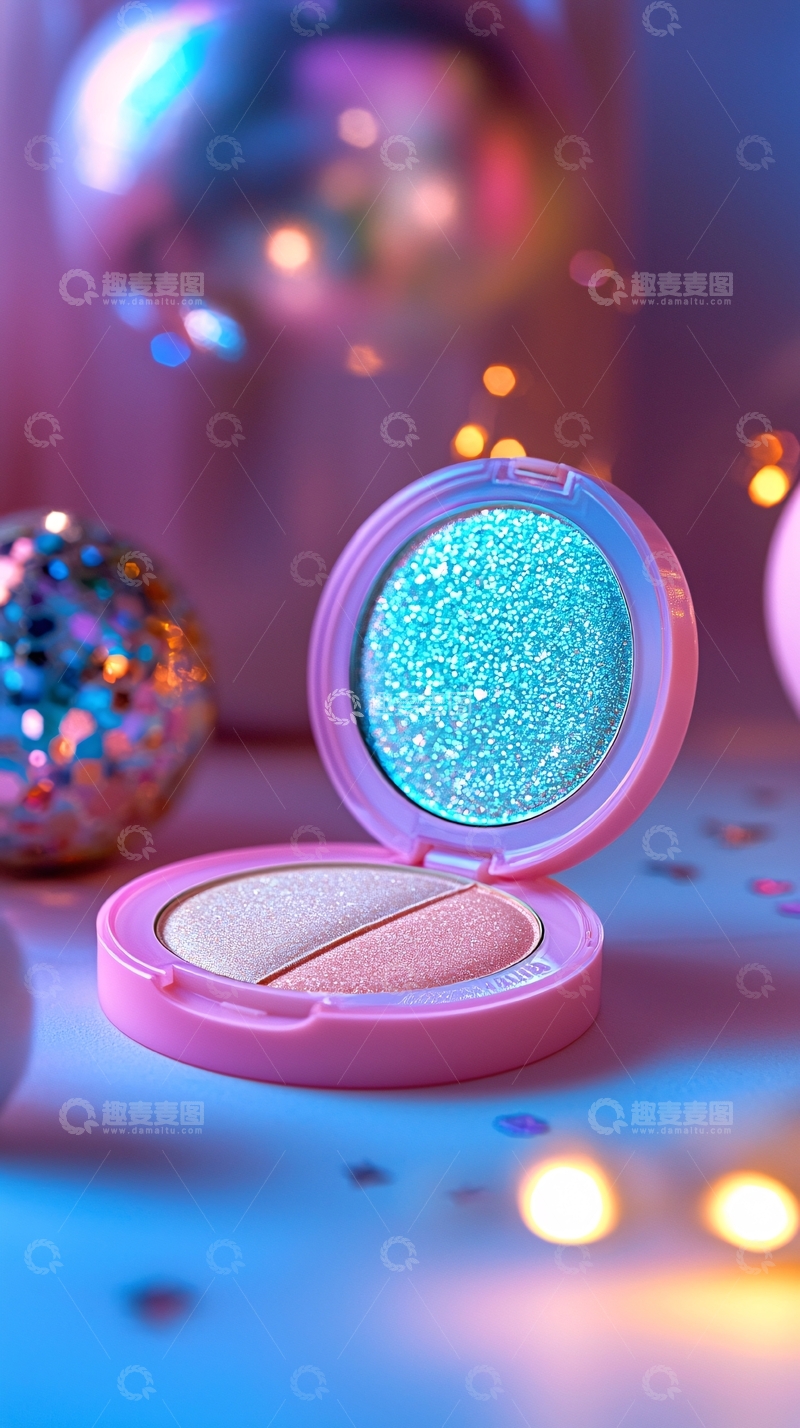 高清大图下载【趣麦麦图】闪亮眼影