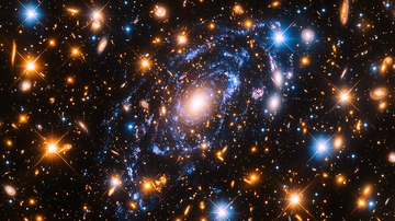 宇宙深处的螺旋星系