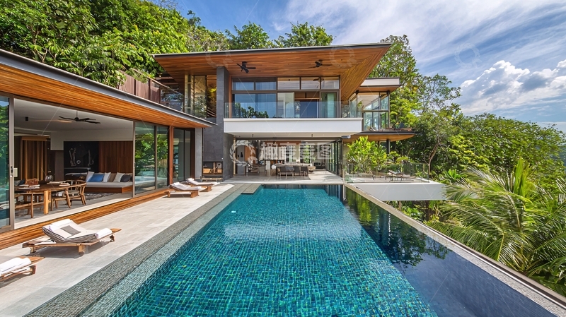 高清大图下载【趣麦麦图】山顶泳池别墅