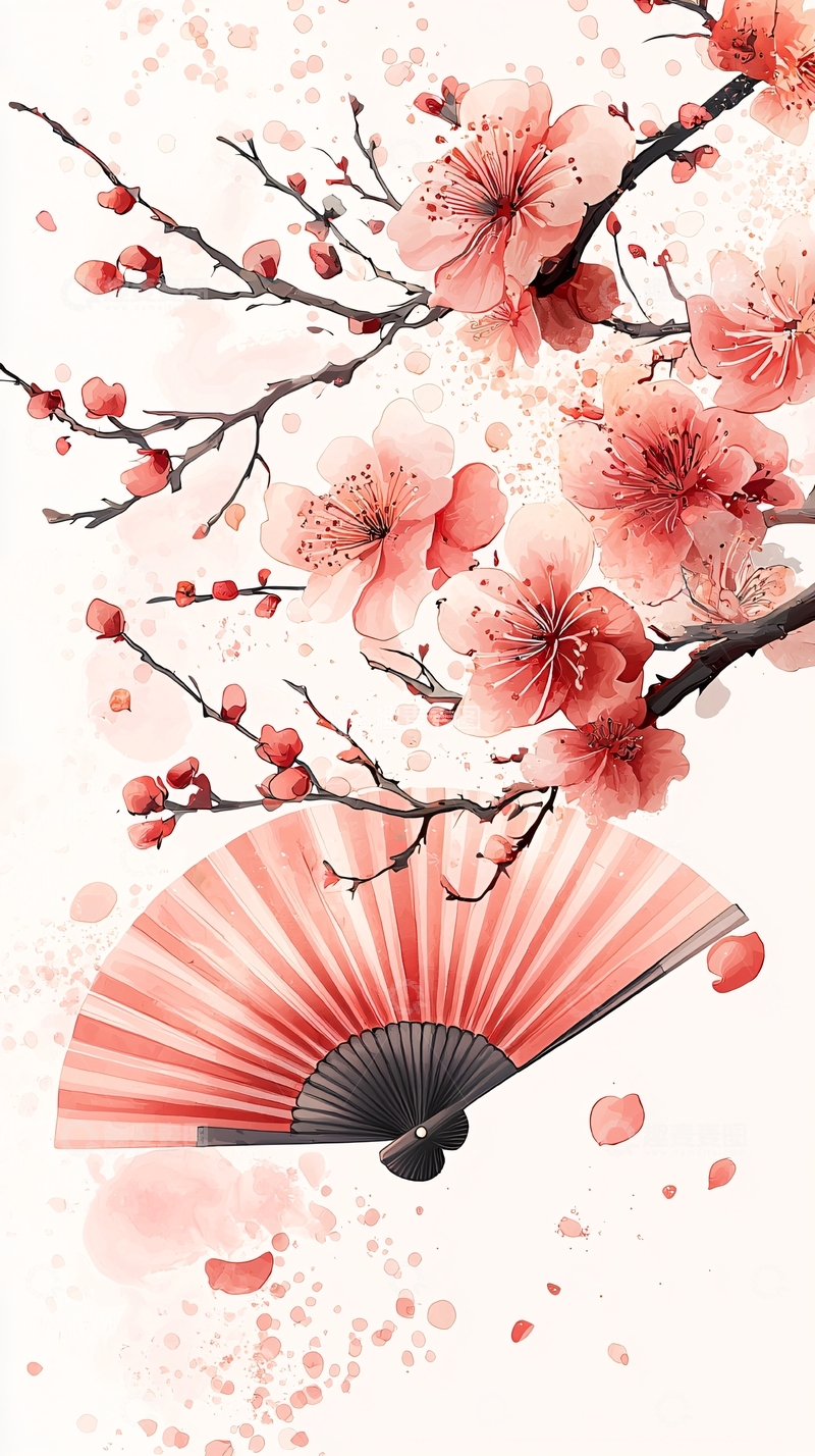 高清大图下载【趣麦麦图】粉色梅花