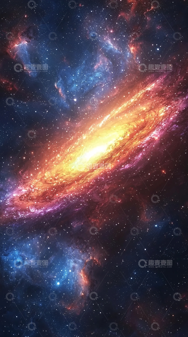 高清大图下载【趣麦麦图】壮丽宇宙星云图