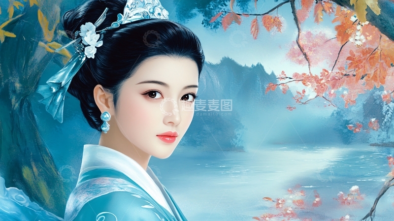 高清大图下载【趣麦麦图】古典美女4