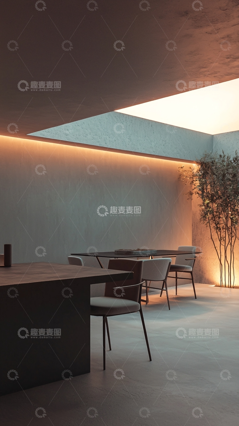 高清大图下载【趣麦麦图】极简风格室内设计