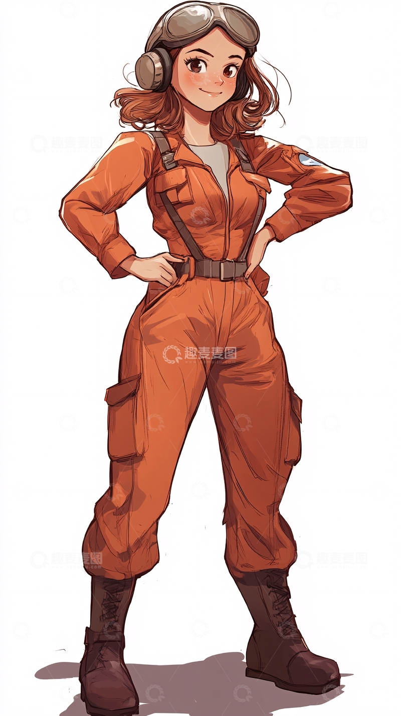 高清大图下载【趣麦麦图】动漫女孩